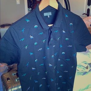 Lanvin Dinosaur Print Polo - Medium